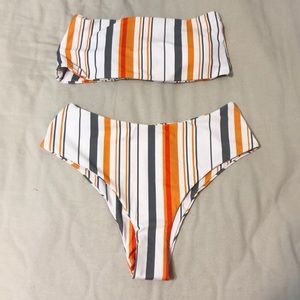 Two piece bathing suit